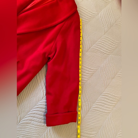 🔥Christian Dior🔥 cardinal red full length lambs wool coat. Vintage 1985. Sz 10 - Picture 8 of 13